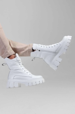 Ботинки ED'ART 346.чанки'w. Белый бартон