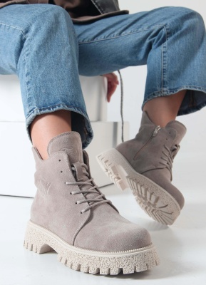 Ботинки ED'ART 228.V.1541'be. Каменный замша