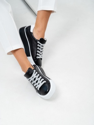 Кеды ED'ART 128.Mikki'bl.Белый-черный