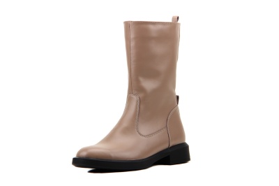 Сапоги кожаные коричневые