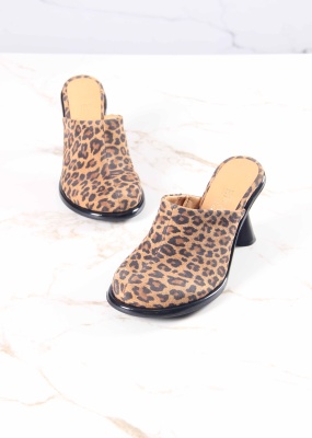 Сабо ED'ART 6112.PODYUM133'bl. коричневый леопард