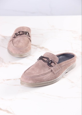 Сабо лоферы ED'ART 1080.2614'be. Капучино замша