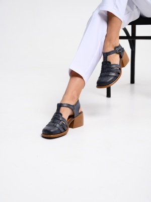 Босоножки ED'ART 5035.23663'bе. Вакса черная+коричневый