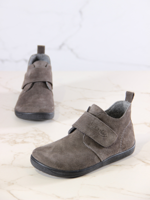 Босоногие ботинки  ED'ART 209.NATA'bl.Серый замок замша