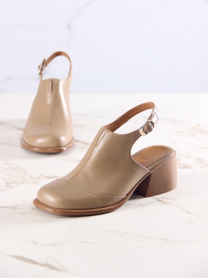 Босоножки ED'ART 5133.23663'be. Круассан майами+коричневый