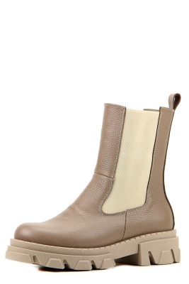 Челси кожаные коричневые