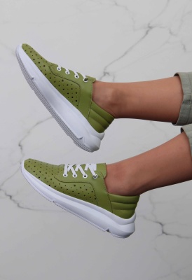 Зеленая женская обувь