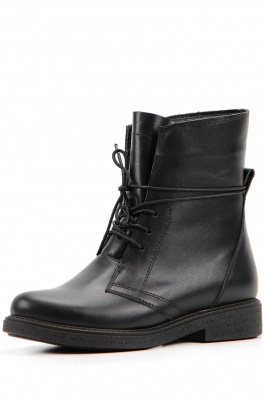 Ботинки кожаные черные