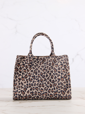 Сумка  ED'ART s08.бежевый леопард