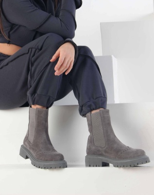 Челси 360.P.taskana'gr. серый замок замша