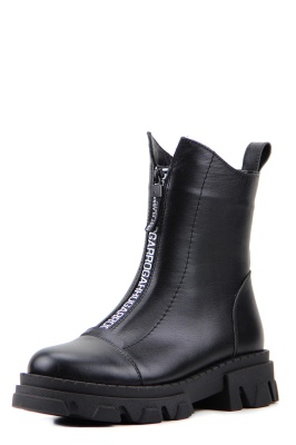 Ботинки кожаные черные