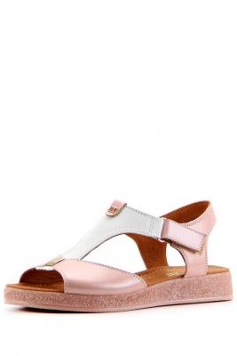 Босоножки ED'ART 2001.159pink.white-pink