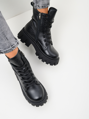 Ботинки ED'ART 346.чанки'bl. Черный макс