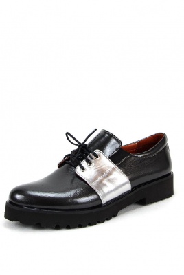 Туфли кожаные черные