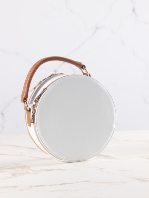 Сумка-клатч ED'ART s07.белый мустард