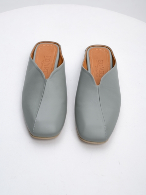 Мюли кожаные