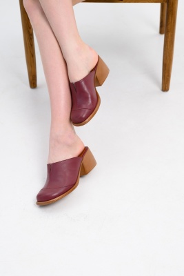 Сабо ED'ART 5132.23663'br. Гнилая вишня+коричневый