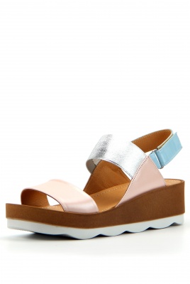 Босоножки ED'ART 2021.228'be.pink-blue