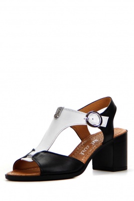 Босоножки ED'ART 6001.624'bl.black.white