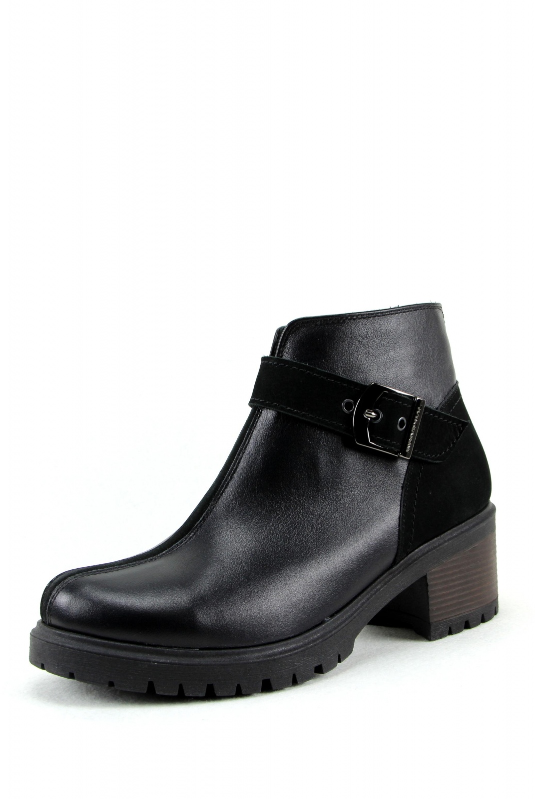 Ботильоны кожаные черные