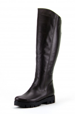 Сапоги кожаные коричневые