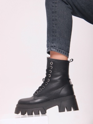 Ботинки ED'ART 329.зиплайн'bl. черный