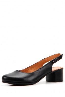 Туфли кожаные черные