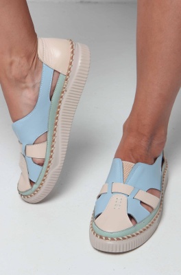 Слипоны кожаные