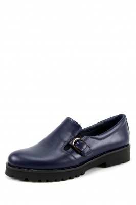 Туфли кожаные синие