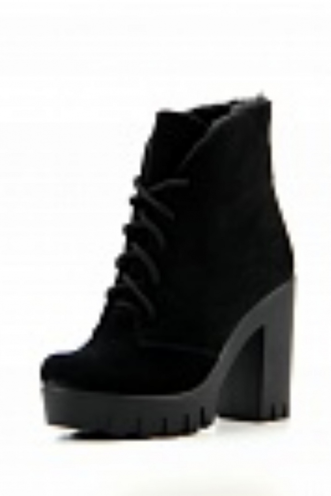 Ботильоны замшевые черные