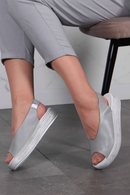 Босоножки ED'ART 1019.2530'w.серый ангел