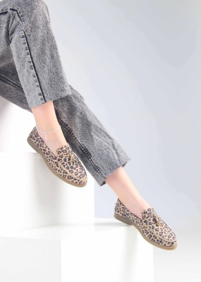 Лоферы туфли ED'ART 170.2614'be. бежевый леопард