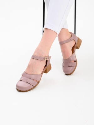 Босоножки ED'ART 3032.25294'br. Светлый тауп лион+коричневый