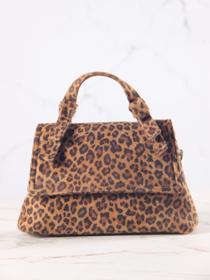 Сумка-клатч ED'ART s06.коричневый леопард