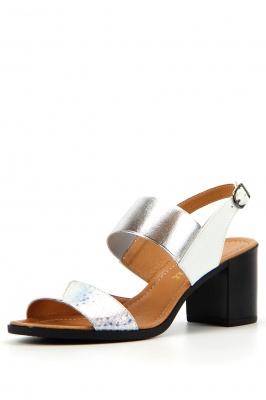 Босоножки ED'ART 6004.624'bl.silver-white