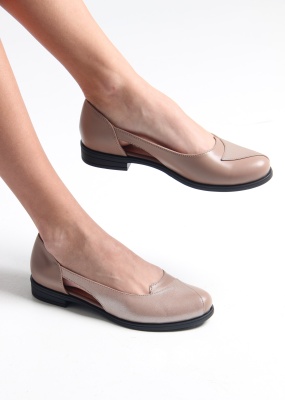 Туфли кожаные коричневые