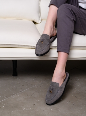 Мюли ED'ART 1070.2614'bl. серый замша