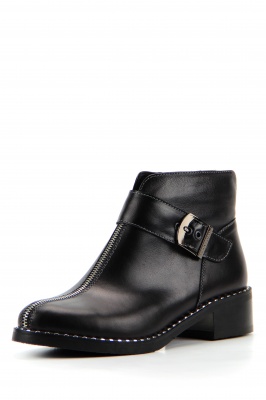 Ботильоны черные на каблуке