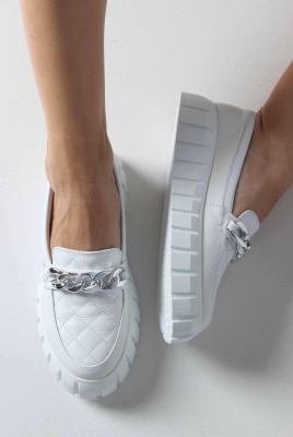 Лоферы туфли ED'ART 145.91505'w.Белый