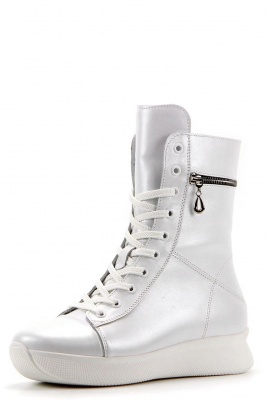 Белые ботинки и полуботинки