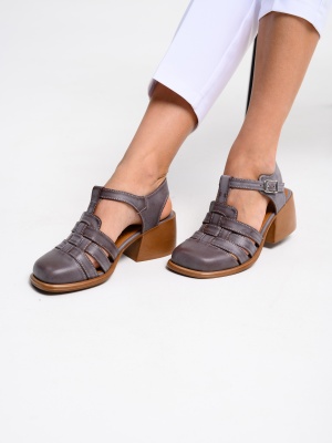 Босоножки ED'ART 5035.23663'bе. Вакса коричневый+коричневый