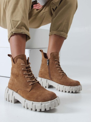 Ботинки ED'ART 228.V.466'be. светло-коричневый замша