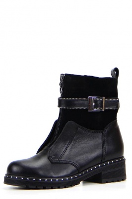 Черные ботинки и полуботинки