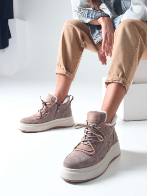 Ботинки ED'ART 229.windy'be. Капучино замша