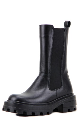 Челси кожаные черные 