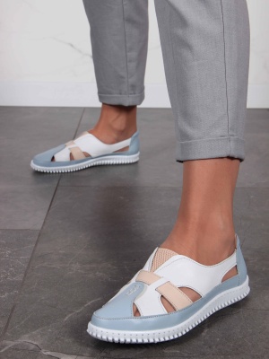 Слипоны кожаные 