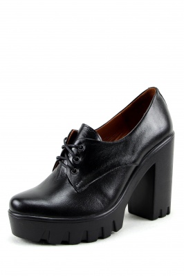 Ботильоны кожаные черные