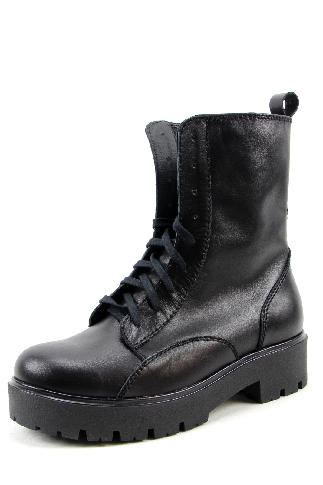 Ботинки кожаные черные