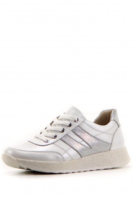 Кроссовки кожаные белые 