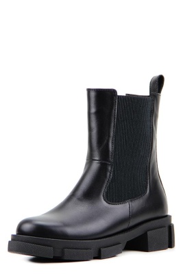 Челси кожаные черные